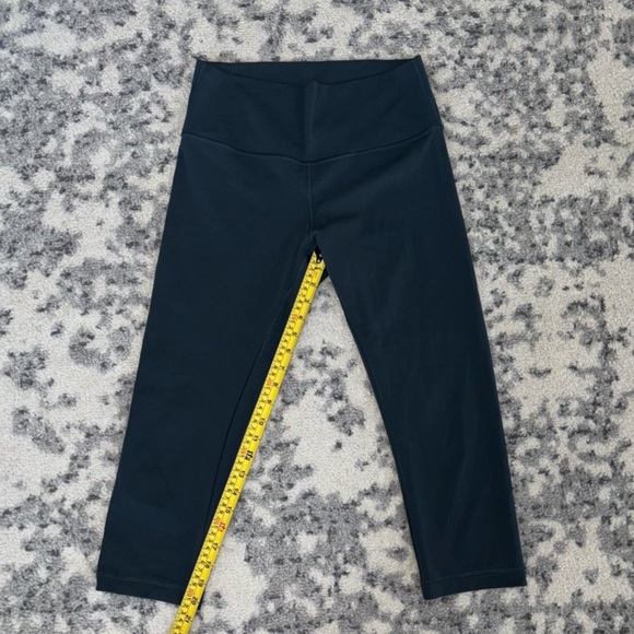 Lululemon Wunder Under Crop Hi-Rise Full-On Luxtreme Yoga Jaded Women's 10 - Picture 5 of 16